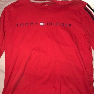 Red Tommy Hilfiger Longsleeve
